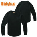 送料無料 長袖 Tシャツ ThirtyTwo 32 サーティーツー メンズ RIDELITE MERINO L/S SHIRT ロンT t-shirts メリノ...