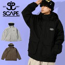 送料無料 スノーボードウェア SCAPE エスケープ DERBY JACKET メンズ レディース ダービー ジャケット スノボ スノーボード スノーウェア 7...