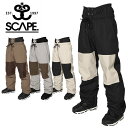 送料無料 スノーボードウェア SCAPE エスケープ TRACK PANTS メンズ レディース トラック パンツ スノボ スノーボード スノーウェア ボトムス...