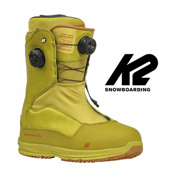 10月発送予定！ 送料無料 K2 ケーツー メンズ スノーボードブーツ TARO TAMAI SNOWSURFER タロ タマイ ボア BOA BOOT ブーツ 紳士 スノー スノボ パウダー TT ブーツ 2024-2025冬新作 24-25 24/25