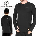 送料無料 長袖 Tシャツ VOLCOM ボルコム メンズ MERINO BLEND CREW クルーネック ベースレイヤー ウール アウトドア スノーボード スノボ スキー 国内正規代理店品 25%off