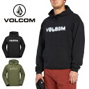 送料無料 プルオーバー VOLCOM ボルコム メンズ ESSENTIAL HOODIE パーカー フーディ フリース ロゴ 長袖 アウトドア スノーボード スノボ スキー 国内正規代理店品 25%off