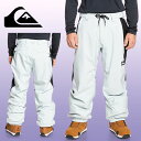 30%off 送料無料 スノーウェア QUIKSILVER クイックシルバー メンズ SNOW DOWN PANTS パンツ ボトムス スノボ スノーボード スノー パンツ ウェア EQYTP03214