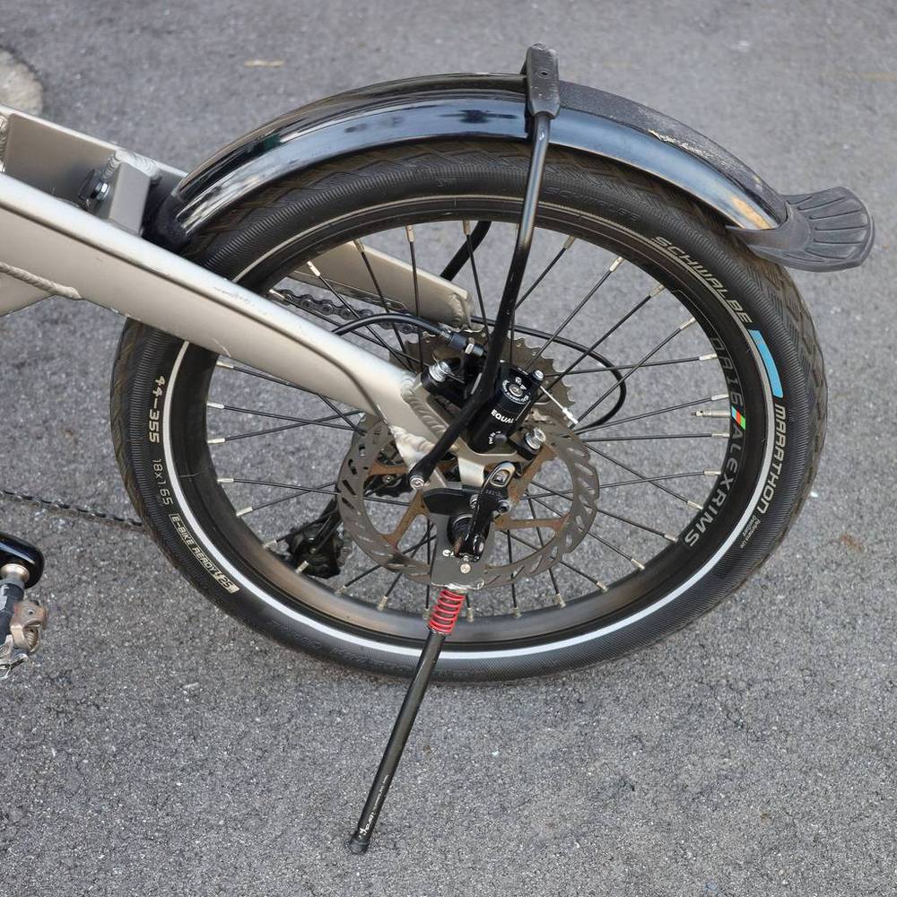 自転車 ミニベロパーツ 小径車メンテナンス 展示スタンド birdy バーディ ライトウェイトキックスタンド モノコックフレーム用 18インチ ロードバイク クロスバイク 小径車 ミニベロ パーツ対応 エレファントサイクル