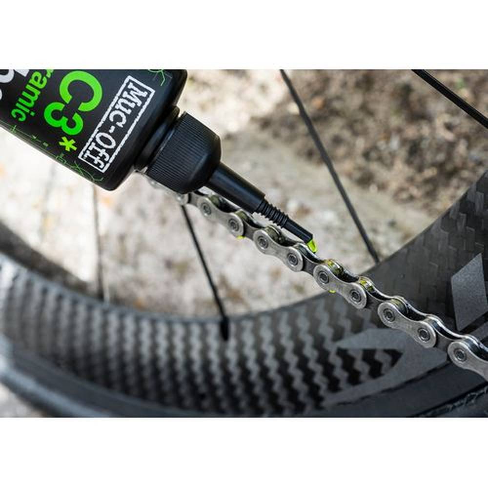 エレファントサイクルの自転車 メンテナンス チェーンオイル クリーナ グリスなど マックオフ MUC-OFF C3 DRY CERAMIC LUBE 120ml ドライセラミックルブ ロードバイク クロスバイク エレファントサイクル｜アングル2