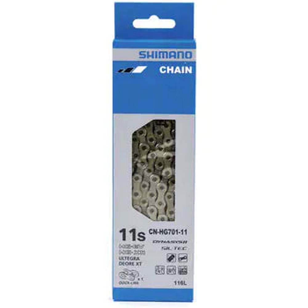 Rakuten - 自転車 コンポーネント チェーン シマノ SHIMANO CN-HG701-11 116L ROAD MTB SIL-TEC QLx1 ロードバイク クロスバイク エレファントサイクル
