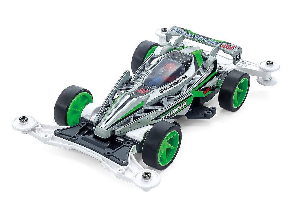 Rakuten - ホビー 模型 プラモデル ミニ四駆タミヤ ミニ四駆 クロススピアー01 VZシャーシ 1/32 レーサーミニ四駆シリーズ No.103 18103 スーパーハードタイヤ搭載 軽量低重心ボディ エレファントサイクル