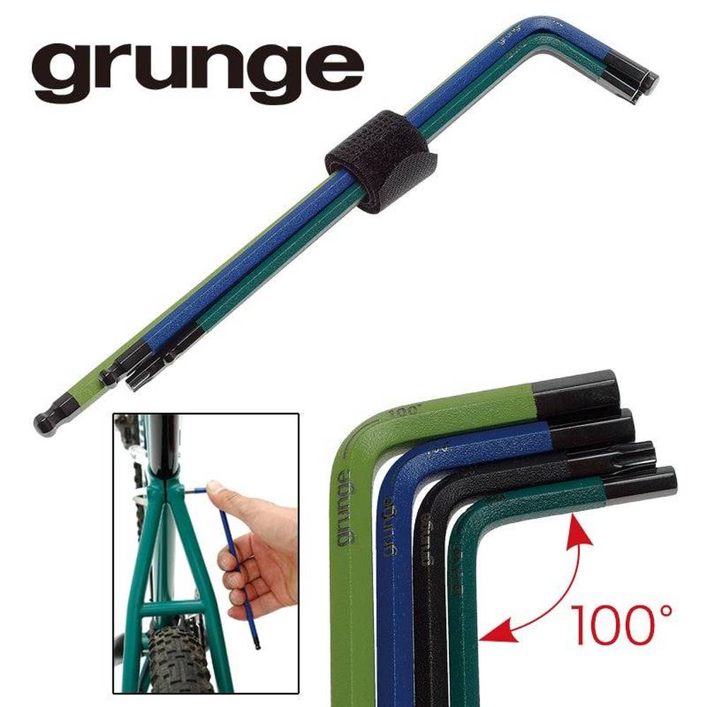 Rakuten - 自転車 メンテナンス 工具 グランジ 100度 ヘックスレンチ grunge 自転車用 工具 ロードバイク クロスバイク パーツ対応 エレファントサイクル