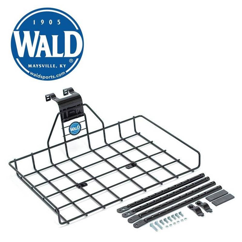 Rakuten - 自転車 アクセサリー ラック キャリア カゴ 関連アイテム ウォルド 257GB フロントラック ブラック WALD Front Rack スチール 自転車用 ロードバイク クロスバイク対応 エレファントサイクル