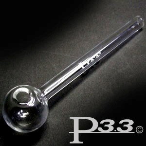 パイレックス P3.3製 クラックパイプ ガラパイ ガラスパイプ 喫煙具 ハッカ パイプ