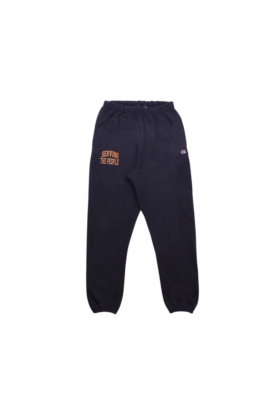 Serving The People サービング・ザ・ピープル STP COLLEGIATE SWEATPANTS チャンピオンボディ スウェットパンツ ネイビー 正規取扱店 送料無料