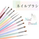 \4月限定ポイント5倍/ネイルブラシセット ジェルネイル 筆 6点セット ネイルアート ネイル筆セット ジェルネイル用筆セット ネイルアートラインブラシ ネイル...