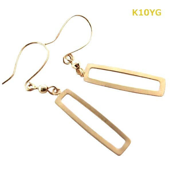 乐天商城 - 【送料無料】イエローゴールドデザインフック ピアス■777922-000