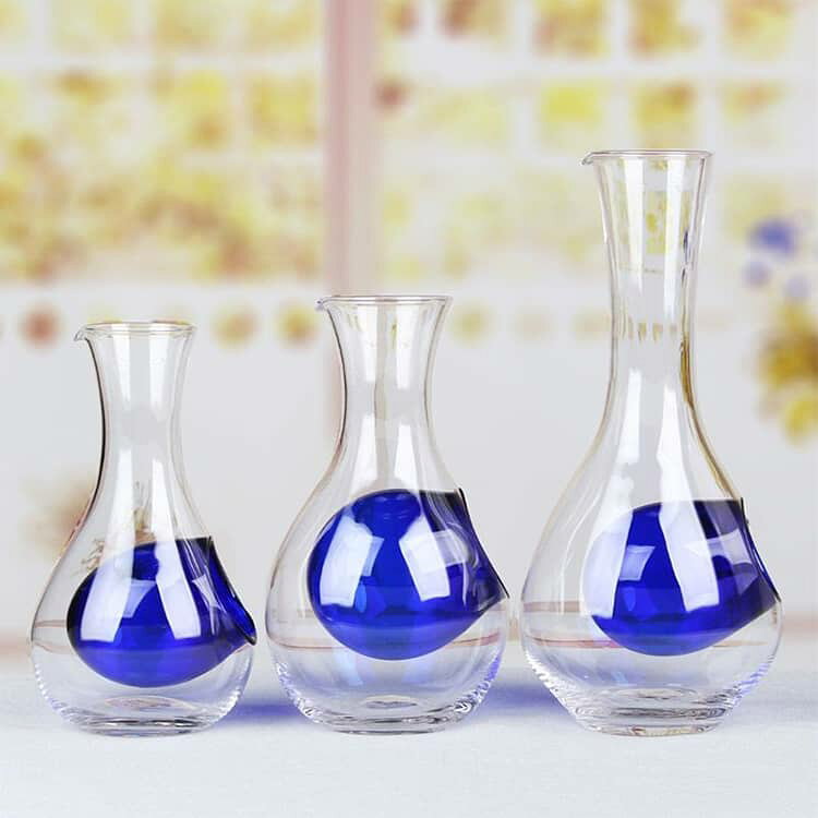 520ml 氷酒器 徳利 ガラス製 300ml 冷酒器 450ml 氷酒器 250ml 耐熱 分酒器 氷ポケ...