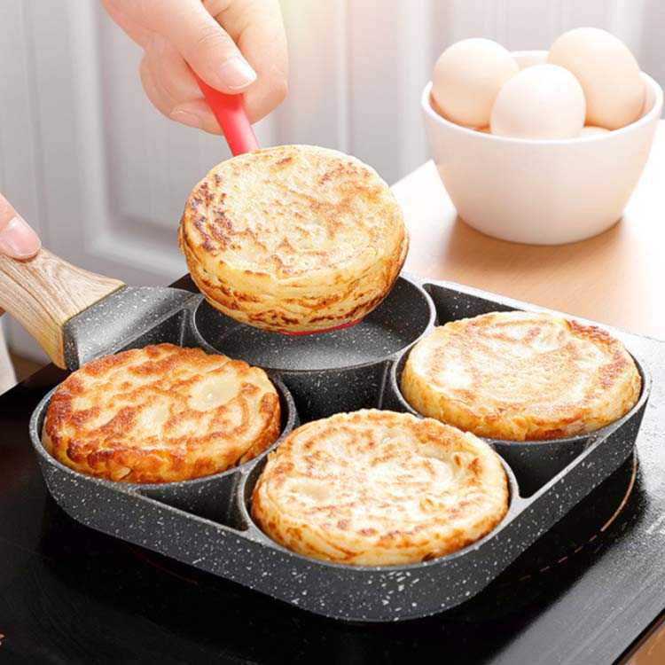 玉子焼き器 仕切りフライパン パンケーキプレー...の紹介画像3