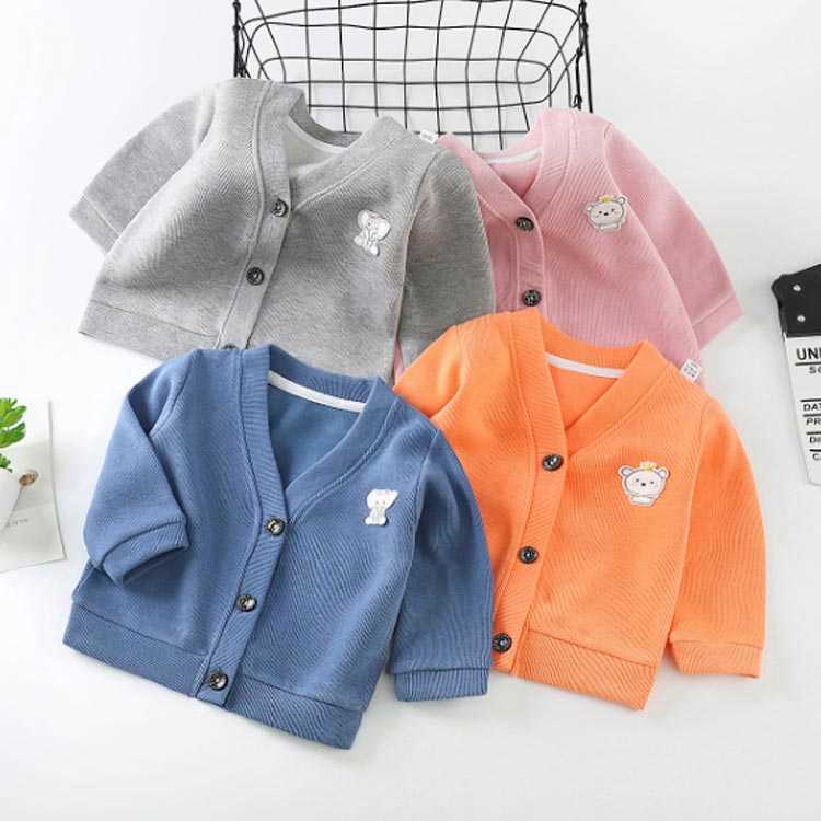 カーディガン ニット ベビー服 キッズ服 男の子 女の子 春秋 冬 シンプル アウター...