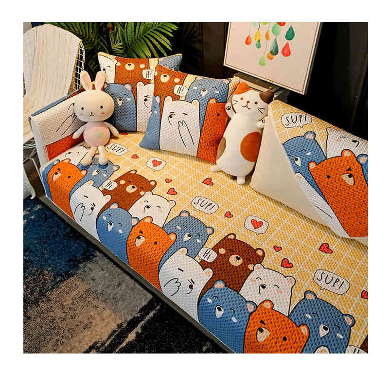ソファーカバー 便利なポケット 2人 3人 肘付き 肘無し ソファーベッド かけるだけ 2人掛け 3人掛け 伸縮素材 ストレッチ 2way生地 ゴーフル ワッフル 高級感有 ソファカバー 肘かけあり 北欧風 二人 三人 肘なし ポケット 選べる 送料無料 [3]