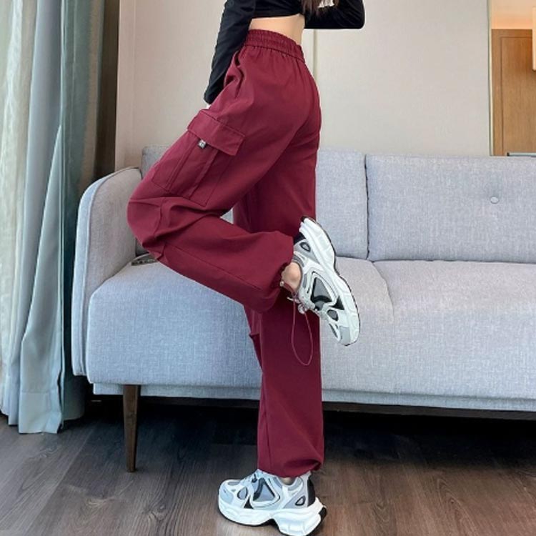 レディース カーゴパンツ ワイドパンツ ポケット付き 無地 ボトムス チノパンツ 動きやすい ゆったり春夏秋 カーゴパンツ 美脚 着痩せ 長ズボン 女性用 トレンド 作業着風 ナチュラル 抜け感 elevenone-10009902 クラッチバッグ elevenone サンプル画像3