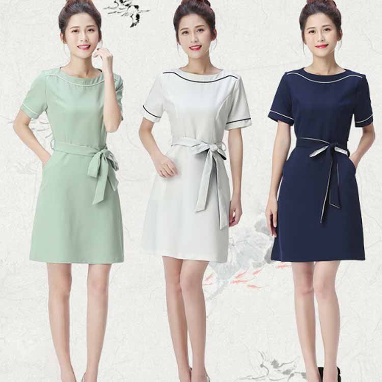 レディース ユニフォーム ジャケット スカート スーツ 半袖 仕事着 事務服 レディース服 オフィス 接客 ホテル フロント コンシェルジュ ウエイトレス 医療 美容 サロン エステ 受付 コンパニオン ショールーム 夏服 エレガント 清楚 華やか