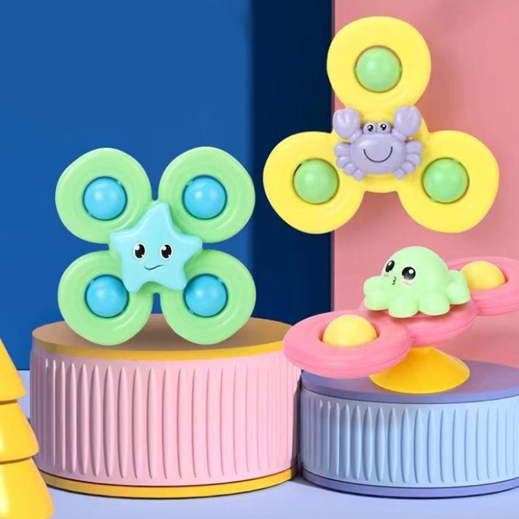 吸盤 子供 赤ちゃん 知育玩具 ベビー テントウムシ ハンドスピナー 女の子 蝶 3点セット カラフル 指先訓練 お風呂 回転 おもちゃ ミツバチ 蜜蜂 風車 ちょう お風呂遊び 水遊び 1歳 2歳 3歳 4歳 男の子 蜜蜂 ハンドスピナー