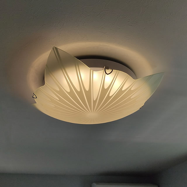 LEDガラスシーリングライト JNC003 調光調温 リモコン （間接照明 ペンダントライト インテリアライト 天井照明 北欧)