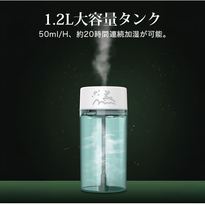 【8%割引券+Pt2倍】小型加湿器 加湿機 ミ...の紹介画像3