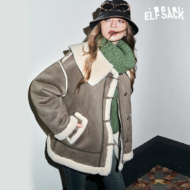 送料無料 ELFSACK アウター ジャケット レディース エルフサック ギャル Y2K ブランド 