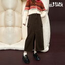 送料無料 ELFSACK スカート レディース エルフサック ギャル Y2K ブランド ブラウン カーゴ スカート ハイウエスト レトロ 秋 冬 キレイめ おしゃれ 韓国 ファッション 個性的 派手(4)