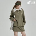 送料無料 ELFSACK パーカー スカート 2点 セット キノコ レース レディース エルフサック ギャル Y2K ブランド 秋 冬 きれいめ おしゃれ 可愛...