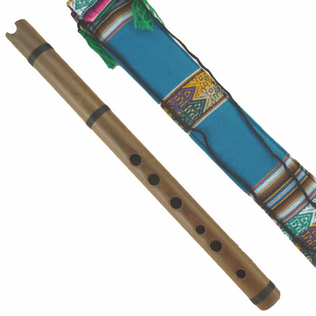 ペルー 民族楽器 GUA-14 ケーナ アンデス楽器 フォルクローレ楽器 リグナムバイタ Guayacan Wari製
