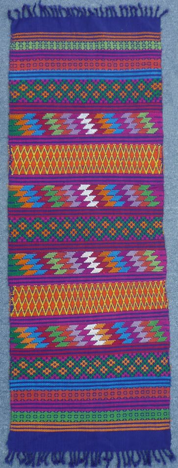 グアテマラ テーブルクロス GU-029-05 壁掛け （大） 民族織物 伝統織物 手織り 綺麗 可愛い 中米 綿　美しい ハンドメイド 1
