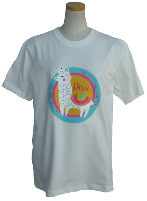 Rakuten - Tシャツ 綿100％ TC-260-01 ナスカ地上絵 アンデス インカ インディオ アルパカ ナスカ 鳥 綺麗 可愛い ペルー