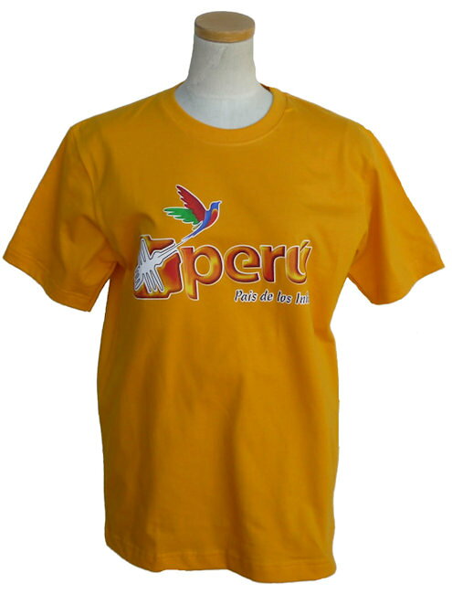 Rakuten - Tシャツ 綿100％ TC-270-04 ナスカ地上絵 アンデス インカ インディオ アルパカ ナスカ 鳥 綺麗 可愛い ペルー