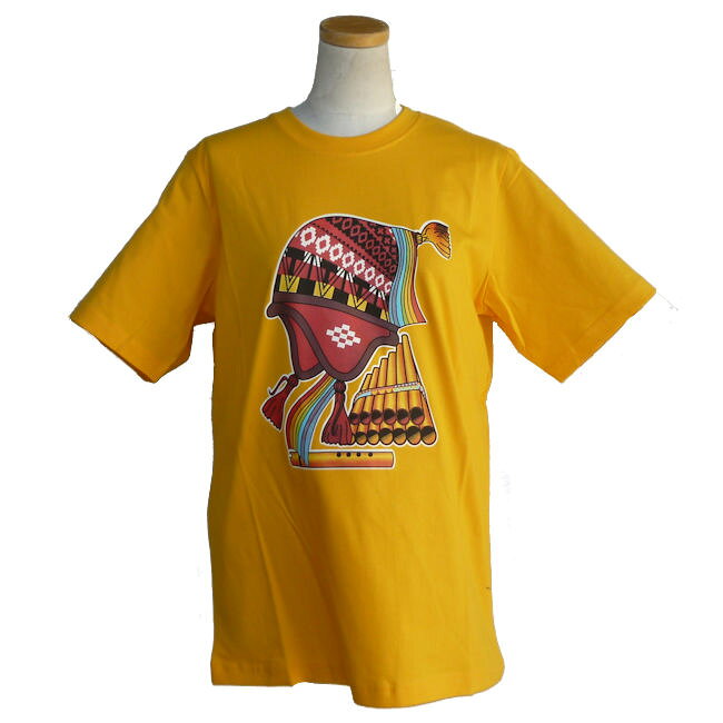 Rakuten - 送料無料 Tシャツ TC-Z06 高品質 民族柄 伝統柄 ペルー ナスカ地上絵 アンデス インカ マチュピチュ 綺麗 可愛い アウトレット 安価