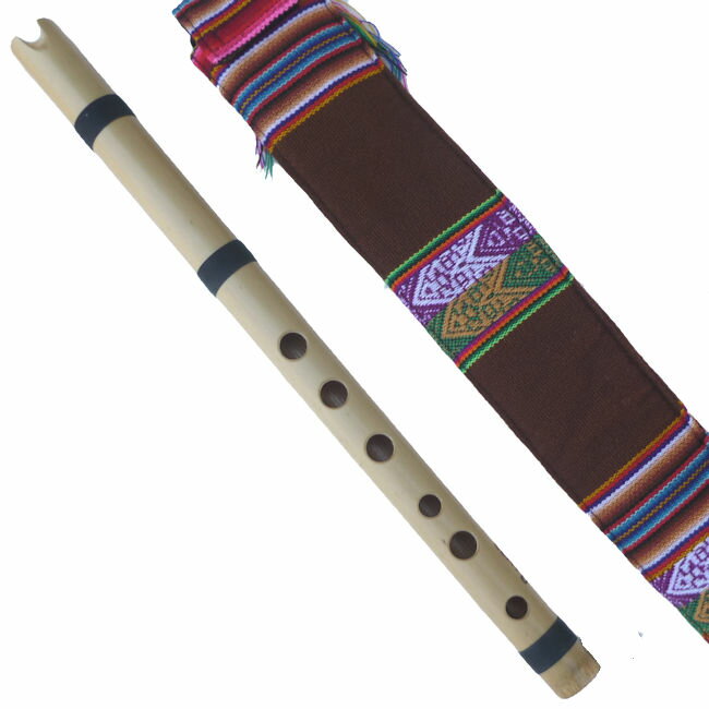 ケーナ RA-T03 フォルクローレ楽器 アンデス楽器 伝統楽器 民族楽器 RAMOS作 ラモス セミプロ用 竹製 ケース付き