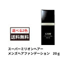 SMHメンズヘアファンデーション20g 選べる2色 パフでたたくだけ 白髪 薄毛 分け目 生え際 つむじ 簡単 便利 時短 持ち歩ける コンパクト 外出先 視線 ルアン 男性向け