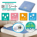【お買い物マラソン開催♪】2025/5/9 20:00〜5/16 01:59 お得なスペシャルクーポン発行中☆抗菌防臭 洗えるふとん 除湿シート ブルー 湿気グ...