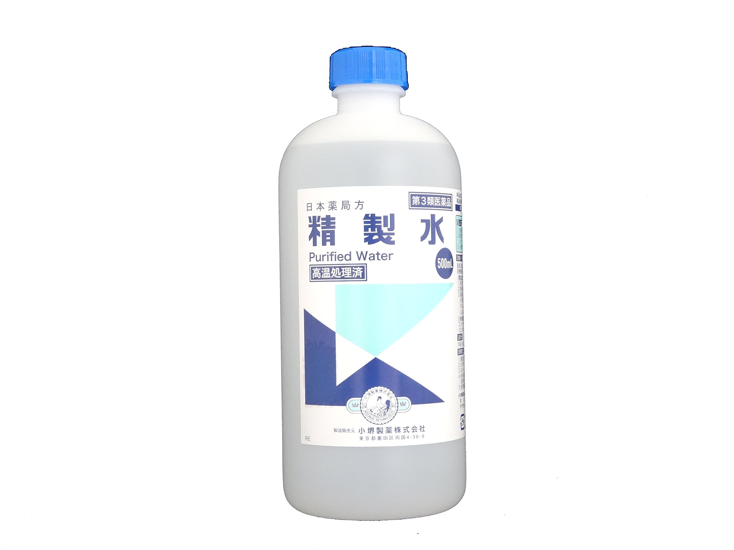 第3類医薬品精製水(ポリ) 500mL