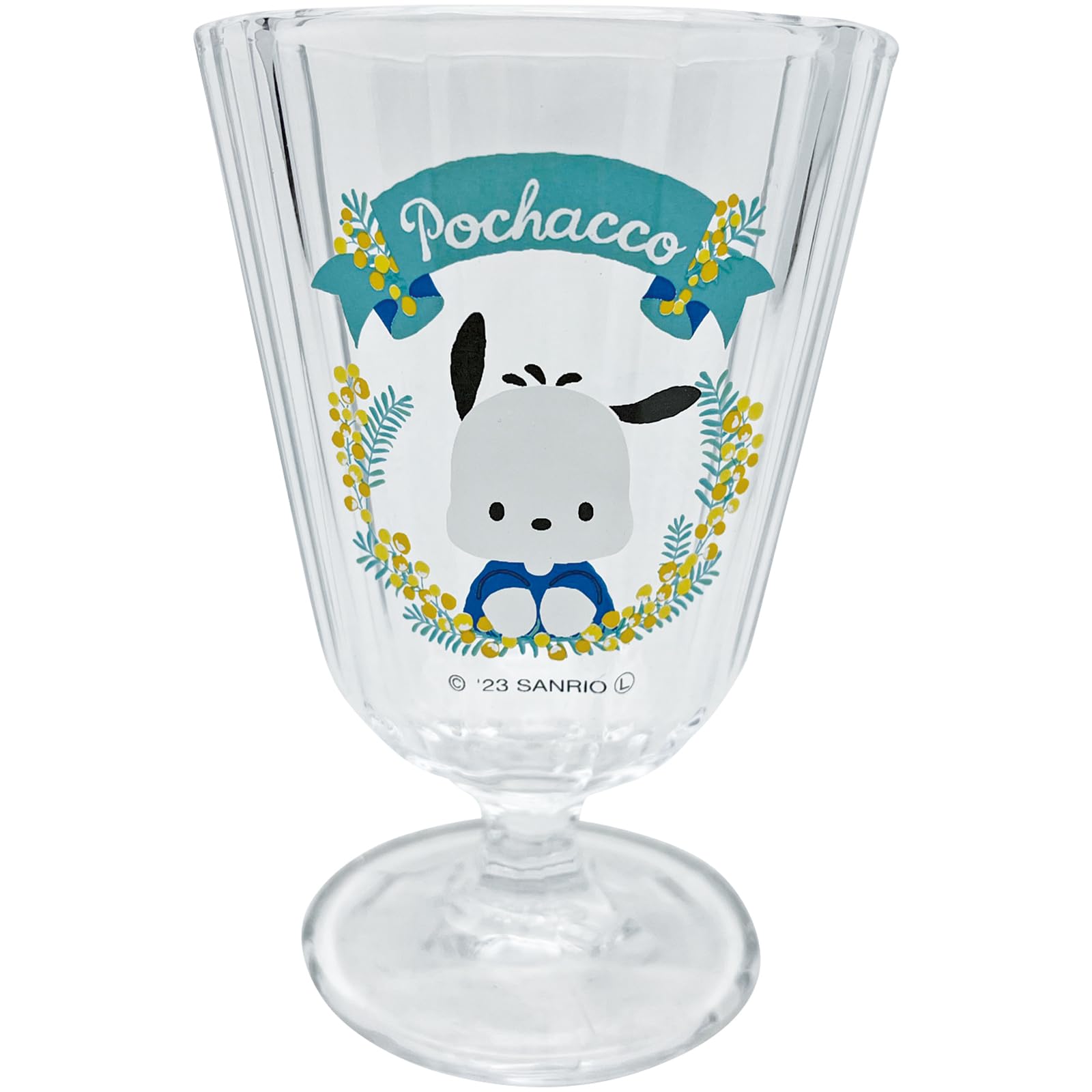 サンアート サンリオ (SANRIO) ポチャッコ グラス 脚付き 約190ml 雑貨 グッズ ギフト プレゼント 日本製 SAN4215-2