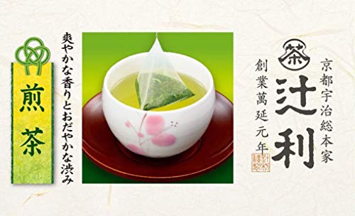 eli-mino ゆらぎ薬局の辻利 煎茶 三角ティーバッグ 50P 2グラム (x 50)｜アングル3