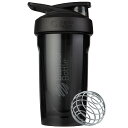 ブレンダーボトル ミキサー シェイカー ボトル Strada Tritan 24オンス(710ml) 正規輸入品 ブラック BBSTT24 BK