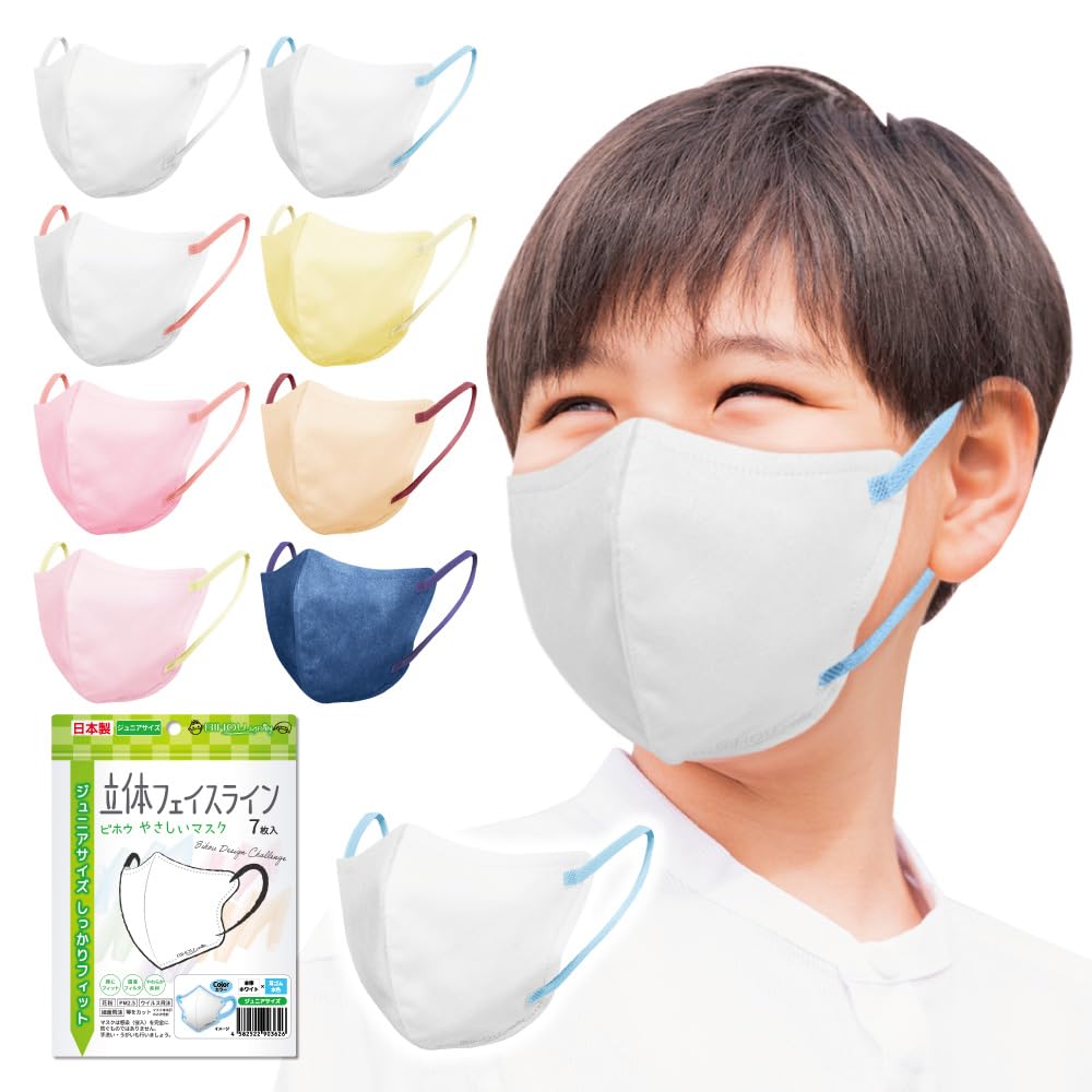 ビホウマスク 安心の日本製 自社製の国産高機能フィルタ使用! 幼児から小学校低学年のお子様に最適なジ..