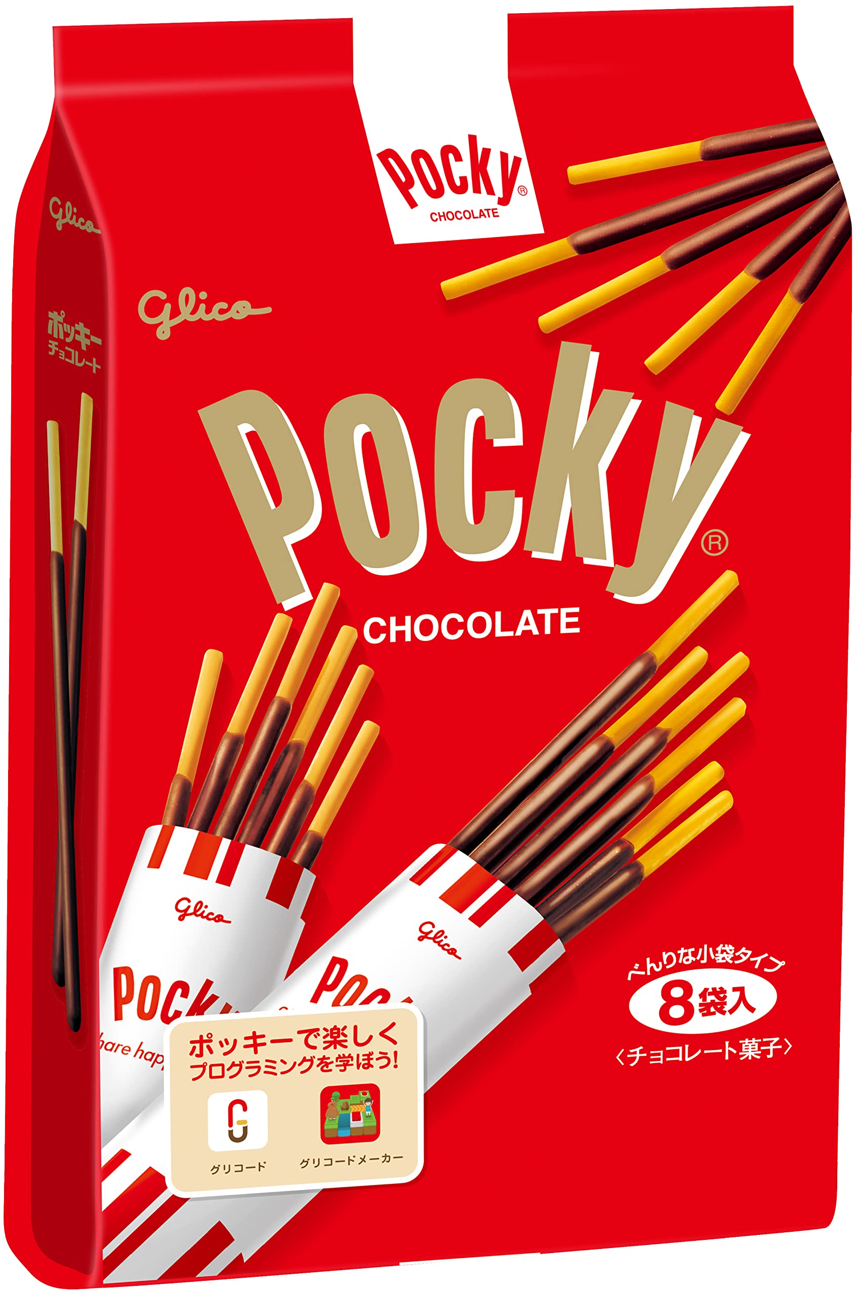 江崎グリコ ポッキーチョコレート 8袋のサムネイル