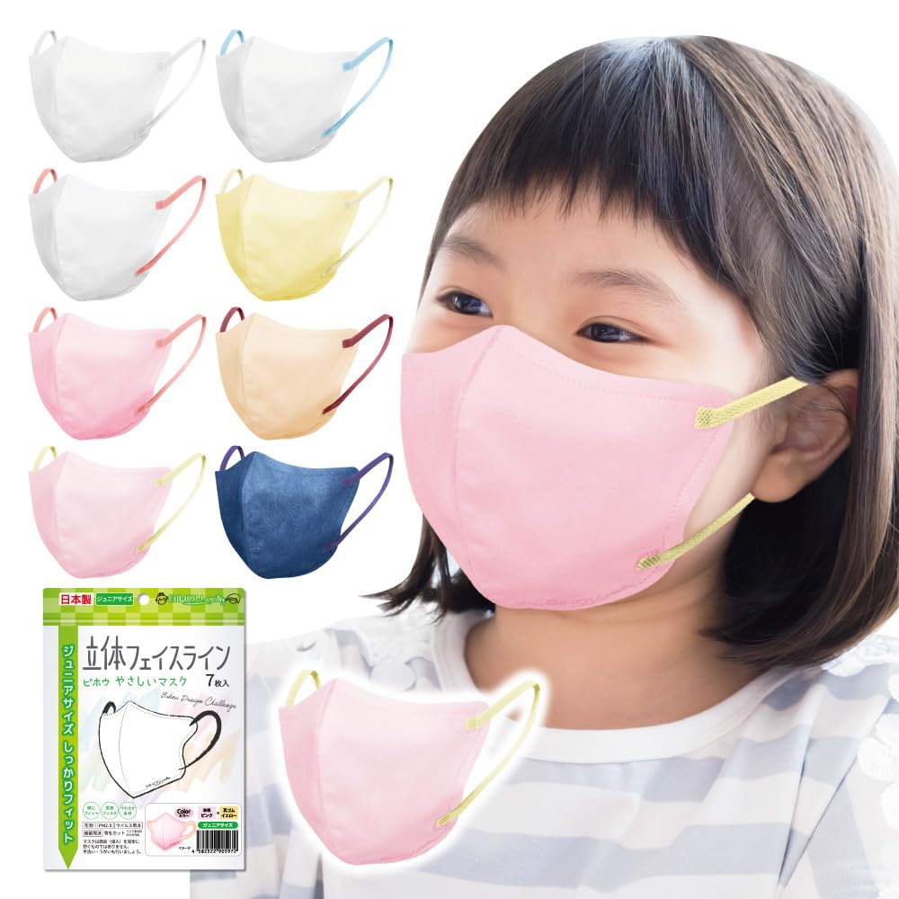 ビホウマスク 安心の日本製 自社製の国産高機能フィルタ使用! 幼児から小学校低学年のお子様に最適なジ..