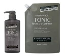 熊野油脂 ファーマアクト クールトニックリンスインシャンプー 550ml+替800ml