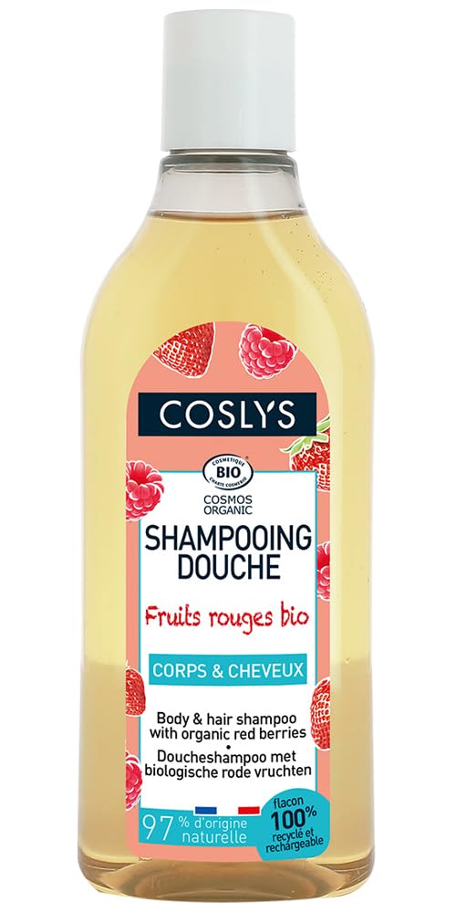 家族みんなでシェアできるオーガニックパーソナルケアブランド 目にしみない処方で髪、顔、身体と全身洗えるシャンプー。 3歳以上のお子様から使用可能です。 ストロベリー＆ラズベリーエキス使用のベリー系の香り。