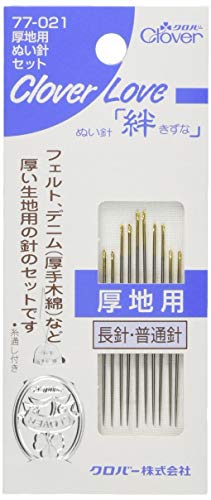 クロバー(Clover) 手縫針 絆 CL 厚地用ぬい針セット 77-021