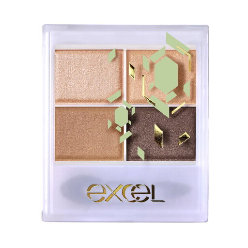 excel(エクセル) スキニーリッチシャドウ SR01 ’23(ベージュブラウン) デザイン アイシャドウパレット excel(エクセル) スキニーリッチシャドウ SR01 ’23(ベージュブラウン) デザイン アイシャドウパレット