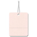 シモジマ ヘイコー 提札 ミニパック 糸付 No.522 100枚入 007158310, ピンク 40×32mm