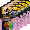 シーバ (Sheba) デュオ キャットフード 厳選海の幸セレクション 成猫用 200g×4個(まとめ買い)